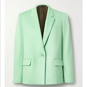 ジャケット The Attico Oversize blazer THE ATTICO Glen oversized wool-twill blazer | NET-A-PORTER